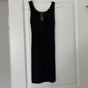 Black Bebe bandage dress